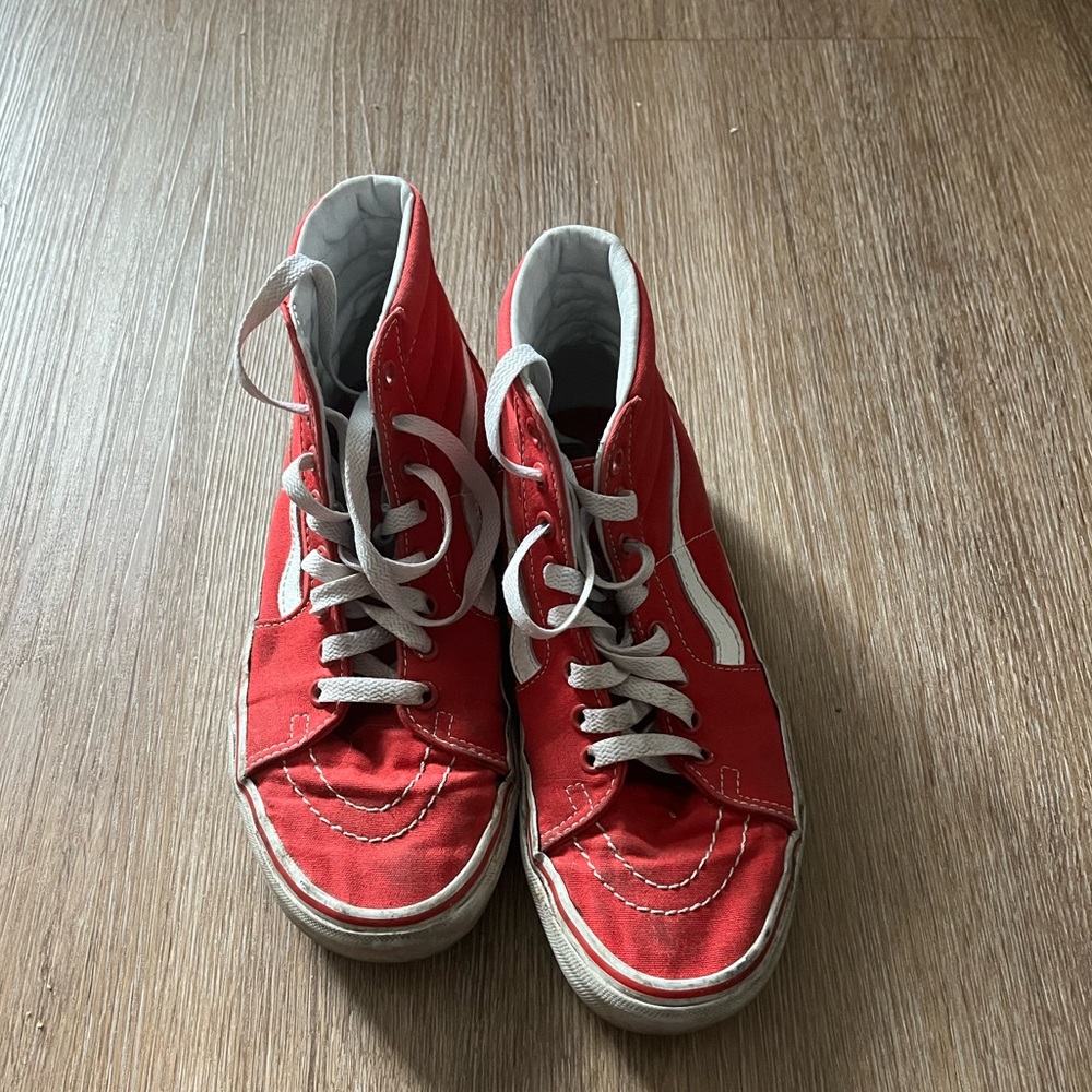 Vans Red High Top
